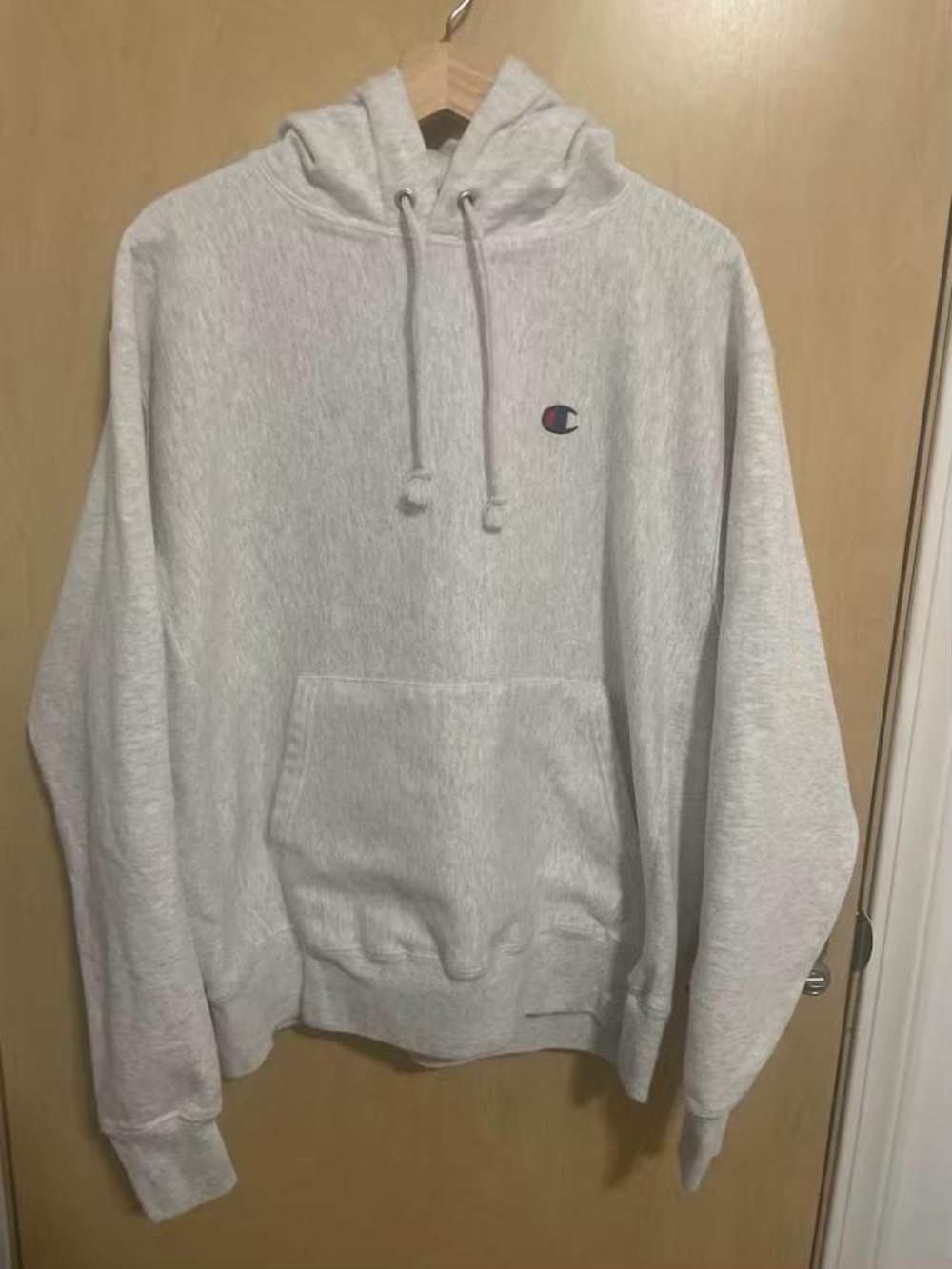 Champion Men’s/Unisex Light Gray Reverse Weave Pullover Hoodie L - Picture 3 of 12